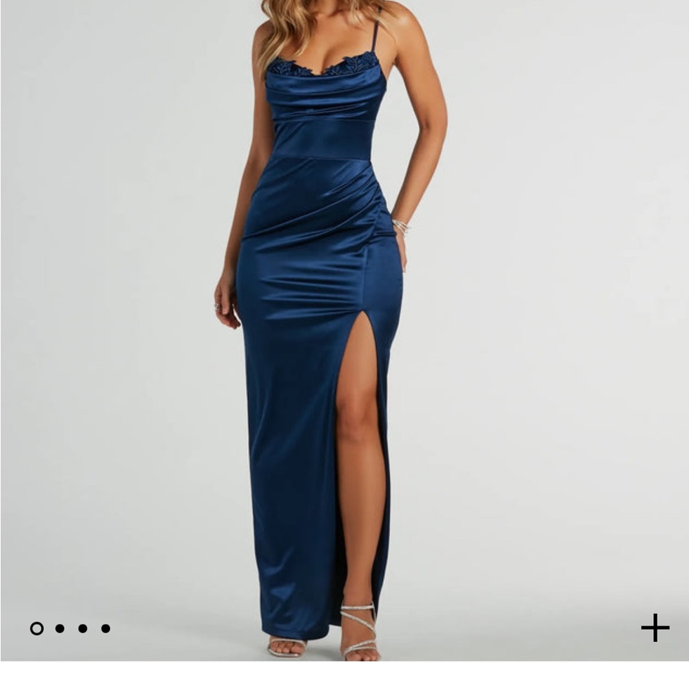 Long Navy Formal Dress
